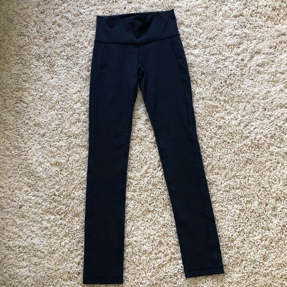 Navy Lululemon leggings 31”